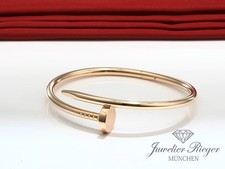 Bracciale Cartier Juste un Clou oro rosa 750 misura 17 2017 oro donna