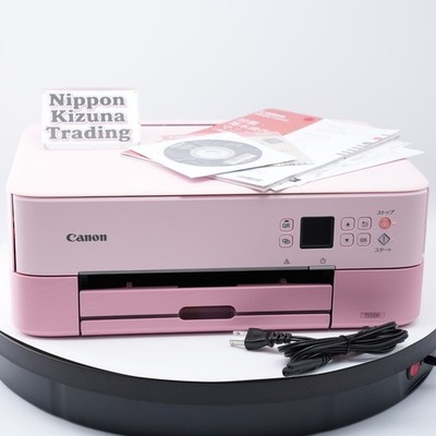 Canon PIXUS TS5330 Pink A4 Wireless Inkjet Printer All-in-One Tested Working