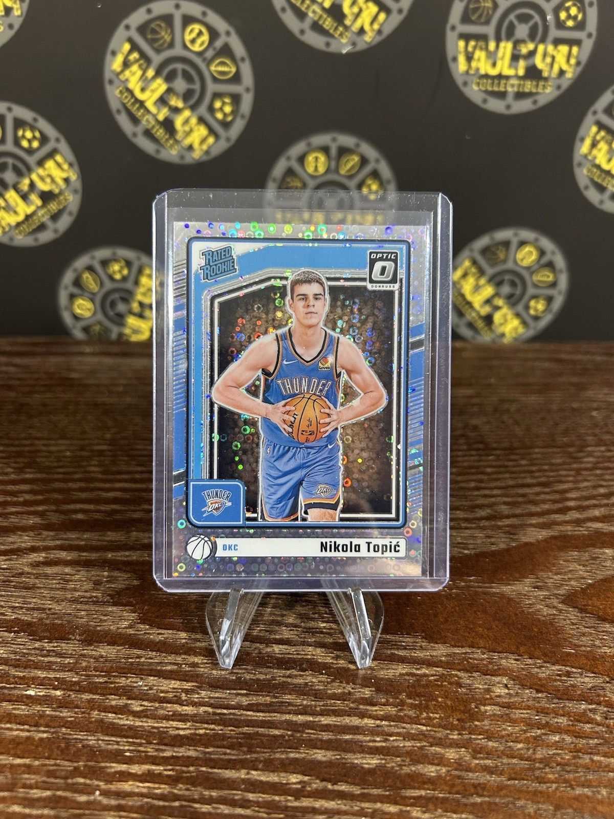 2024-25 Donruss Optic Nikola Topic Fast Break Disco Prizm Rated Rookie #278