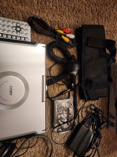 Coby 8.5" TFT TF-DVD8501 Portable Widescreen DVD Player With Accessories - Picture 3 of 11