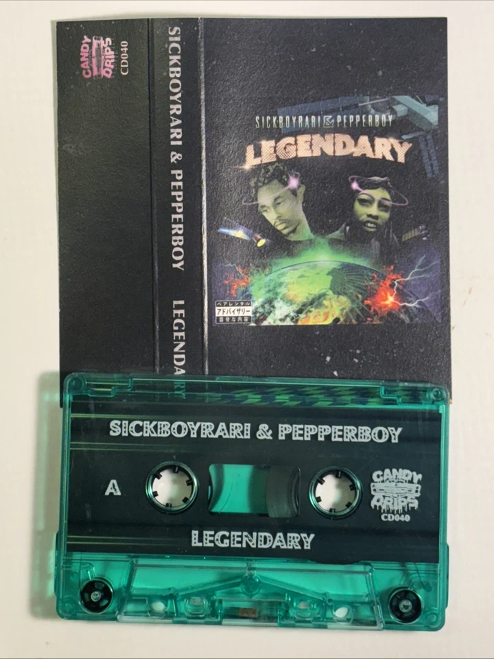 SICKBOYRARI & PEPPERBOY LEGENDARY CASSETTE Limited Cassette Tape + CD RARE RAP - Image 4 of 4