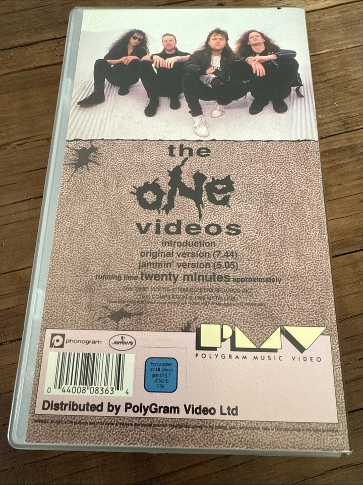 METALLICA - 2 of ONE * 1989 * POLYGRAM * VHS - Bild 2 von 3