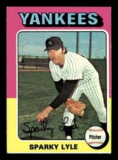 1975 Topps #485 Sparky Lyle NEW YORK YANKEES