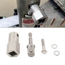 Trailer Jack Crank Handle Cordless Drill Adapter W 12 Inch Socket Adapter Bit Trailer Jack Crank Handle Cordless Drill Adapter W 12 Inch Socket Adapter Bit