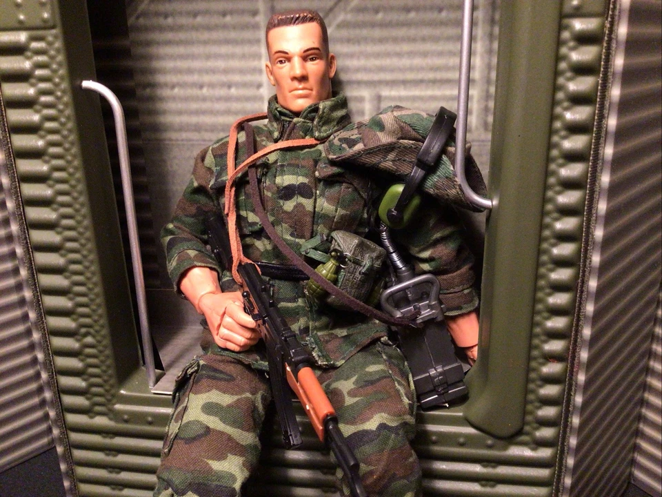 Escala 1/6;12” RÁDIO MARINHO DOS EUA DA SEGUNDA GUERRA MUNDIAL Forças Militares CowBoy (Exército, Marinha, USMC, USAF)   - Imagem 2 de 4