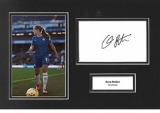 Guro Reiten Signed 12x8 Photo Display Chelsea Memorabilia Autograph COA