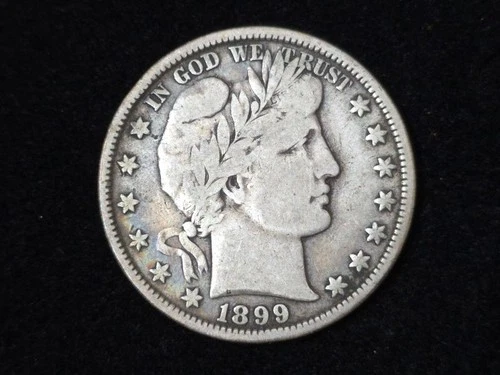 1899 Barber Silver Half Dollar Fine 60324