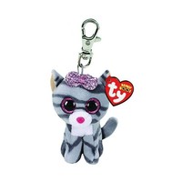 Ty Beanie Boos Katze Kiki Grau SchlüSselanhäNger