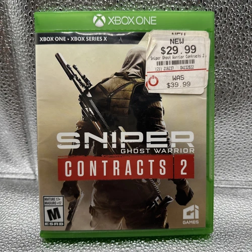 Sniper Ghost Warrior Contracts 2 Microsoft Xbox One & Xbox Series X Damaged Case