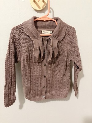 Marmar Copenhagen Wool Cotton Cardigan Sweater, 4-5 Years
