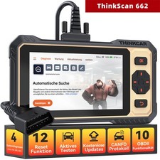 ThinkScan 662 Profi KFZ OBD2 Diagnosegerät 12 Reset 4 System Active Test Deutsch