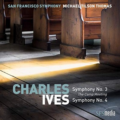 San Francisco Sympho - Ives  Symphonies Nos. 3  4 - CD - J1398z