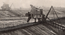 42/963 AK GRUBE ERIKA LAUSITZ TAGEBAU BAGGER 1920 BERGBAU HOYERSWERDA LAUBUSCH