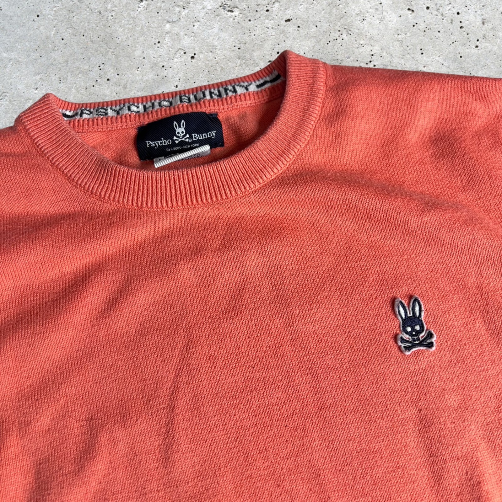 Psycho Bunny Solid Regular Fit Pullover Sweater S… - image 2