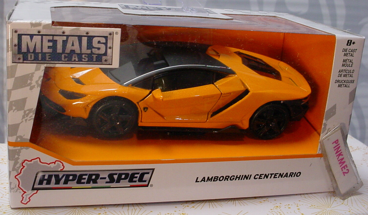 LAMBORGHINI CENTENARIO ✰ orange ✰2018 Jada HYPER-SPEC✰1:32