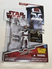 Star Wars The Clone Wars - Clone Commander Stone CW44 - 2010 figure