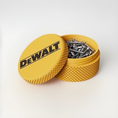 DeWALT Container 3.2'' x 1.6''   Threaded Screw & Parts Storage Box DeWALT Tools
