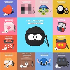 Cute Cartoon Silicone Earphone Case For Airpods Pro 1/2 Cover For Airpods 1 2 3