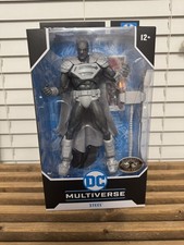 Mcfarlane DC Multiverse Reign of The Supermen Steel Platinum Chase
