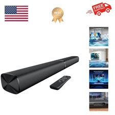 Soundbar per Smart TV, Soundbar con Bluetooth/ARC/Opt/AUX Connect, Auto Vol...