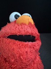 GUND Sesame Street Elmo Hand Puppet 13  Red Plush Vintage Character