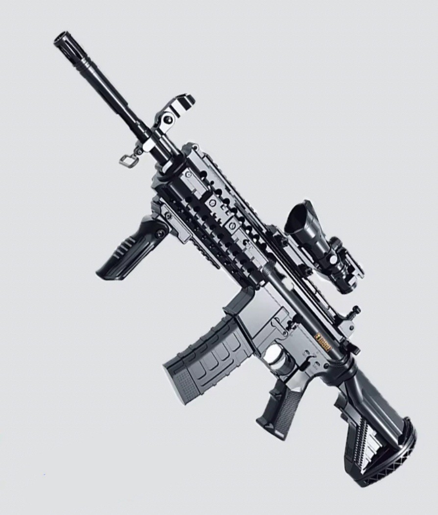 Full Size M4S Electric Full Auto 7mm-8mm Gel Blaster With Mock