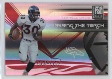 2007 Donruss Elite Passing the Torch Red 31/800 Terrell Davis Mike Bell HOF 12zm