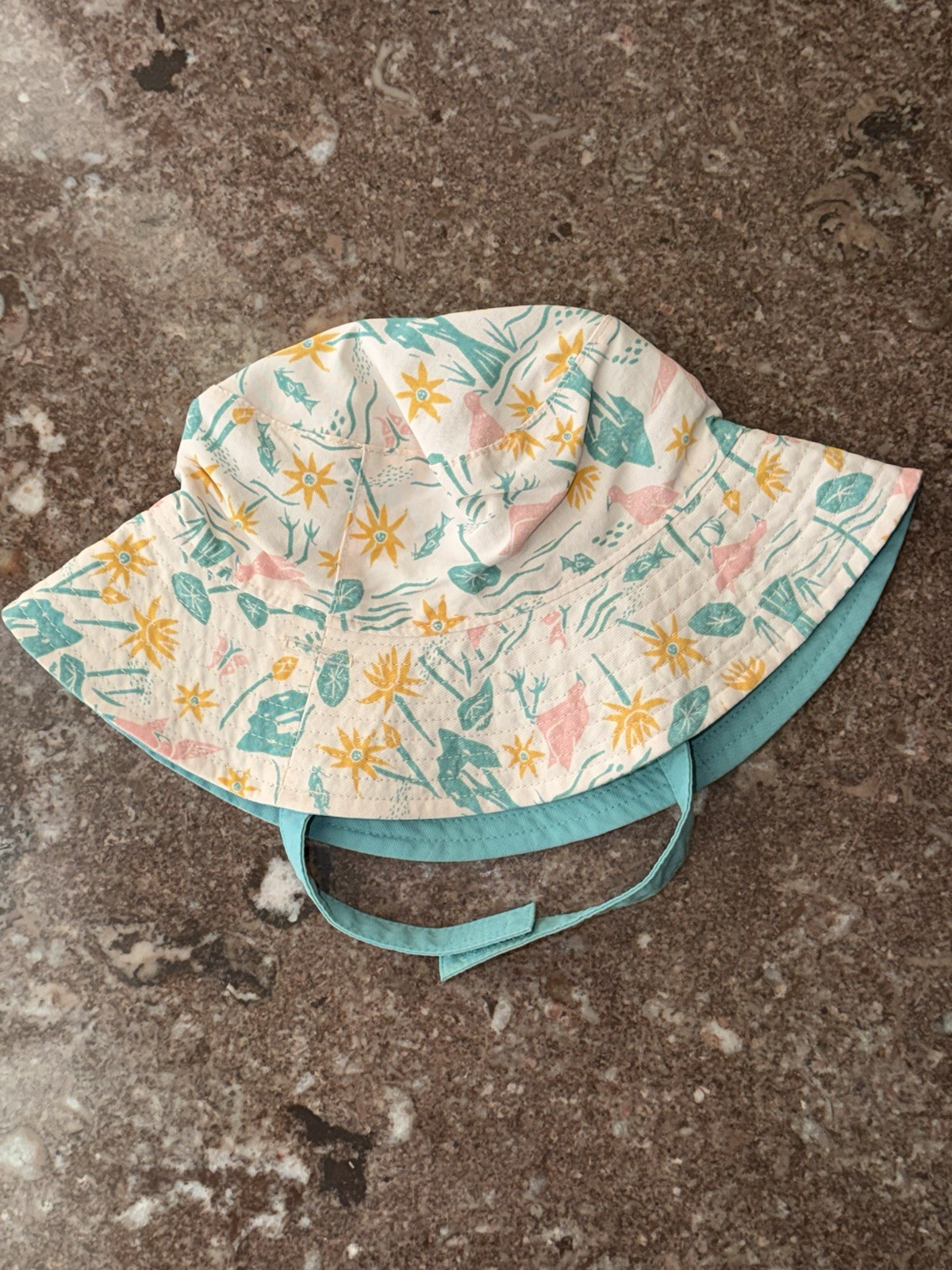 NWOT Patagonia baby Sun Bucket Hat 18-24months Nylon thumbnail 5