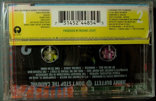 Jimmy Buffett: Stoppen Sie den Karneval nicht (Kassette, 1998, Insel) NEU - Bild 2 von 2