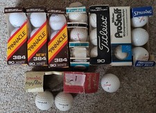 NEW 2 Dozen Vintage Pinnacle Spalding Titleist Prostaff Acushnet Golf Balls