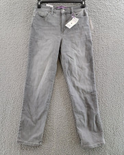 Gloria Vanderbilt Amanda Tapered Leg Jeans Women's 8 Tybee Wash Whiskers Pockets