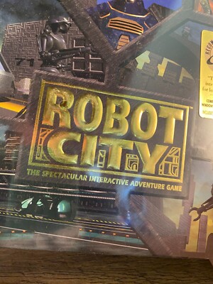 Vintage Robot City Big Box PC Windows Game 1995 Byron Press Vintage Robot City Big Box PC Windows Game 1995 Byron Press