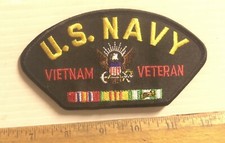 US Navy - Vétéran Vietnamien avec rubans écusson brodé