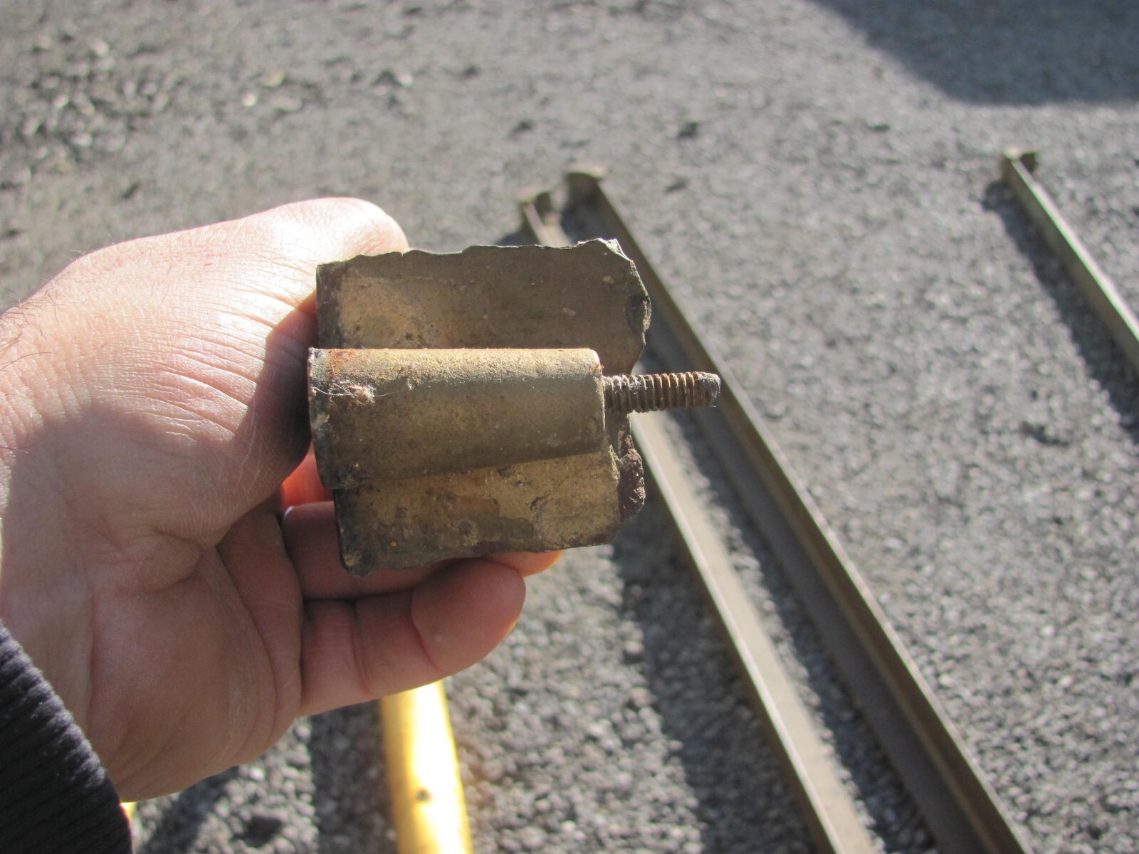 Set 4 AntiqueVintage Cast Iron Bed Rails 74" tapered dropin end Twin