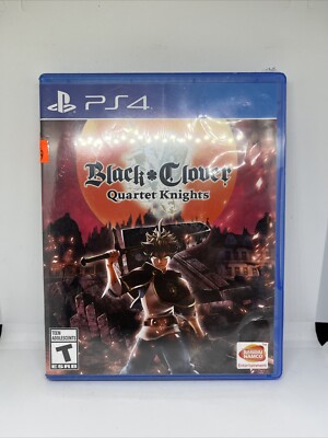 Black Clover Quartet Knights PlayStation 4 PS4 Brand New Sealed