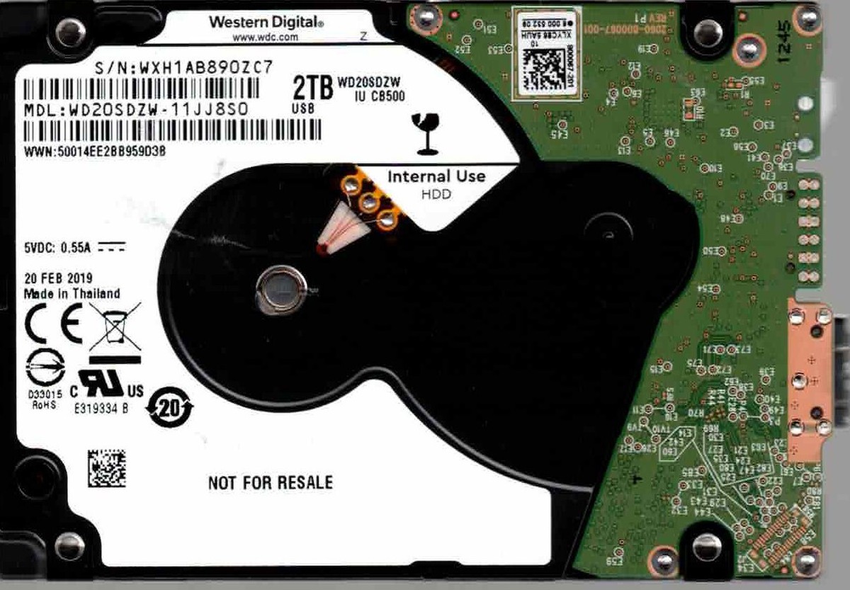 WD20SDZW-11JJ8S0, WESTERN DIGITAL USB3 2TB WX FEB 2019 | eBay