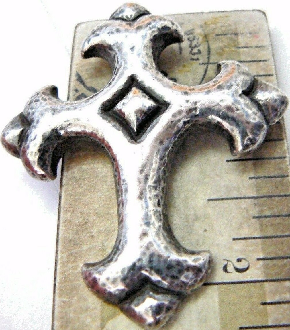 RARE! James Avery LARGE Vintage Retired Cross Pendant… Gem