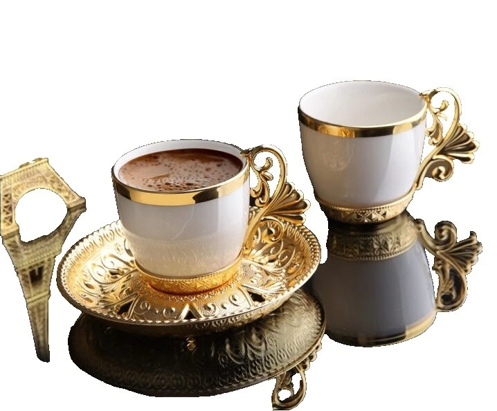 Juego de tazas de café de porcelana Handmade Tazas