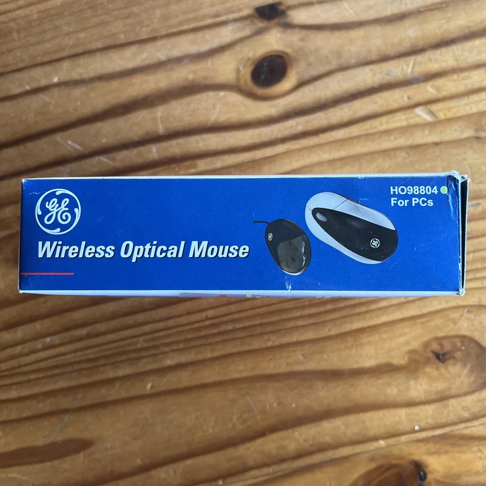 GE Vintage Wireless Optical Mouse + Receiver Model HO98804 - Image 2 of 4