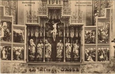 Old postcard Rothenburg St Jakobskirche, high altar GERMANY (1076682)