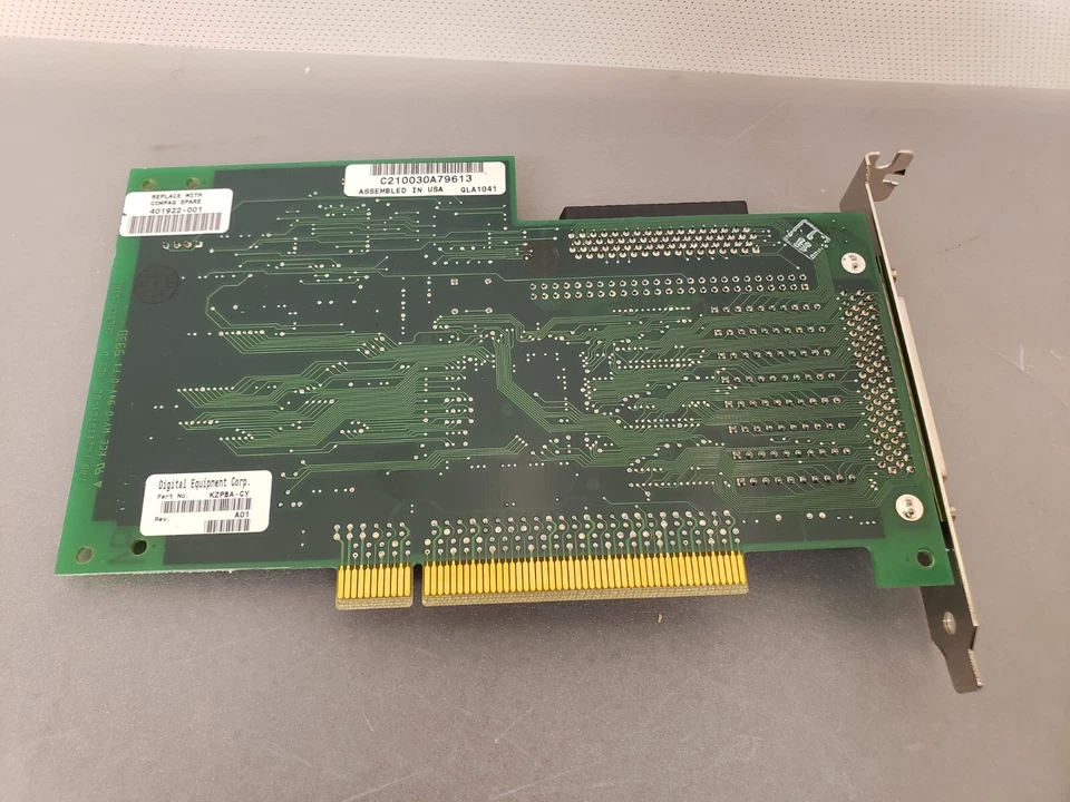 DEC Compaq QLogic KZPBA-CY PCI SCSI Controller Ultra Wide 401922-001 QLA1041 - Image 3 of 3