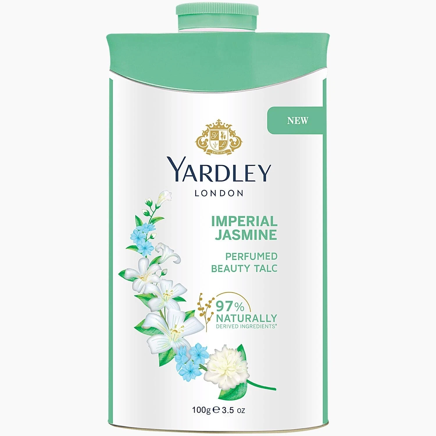 Yardley London Imperial Jasmine Talcum Powder for women, 100g