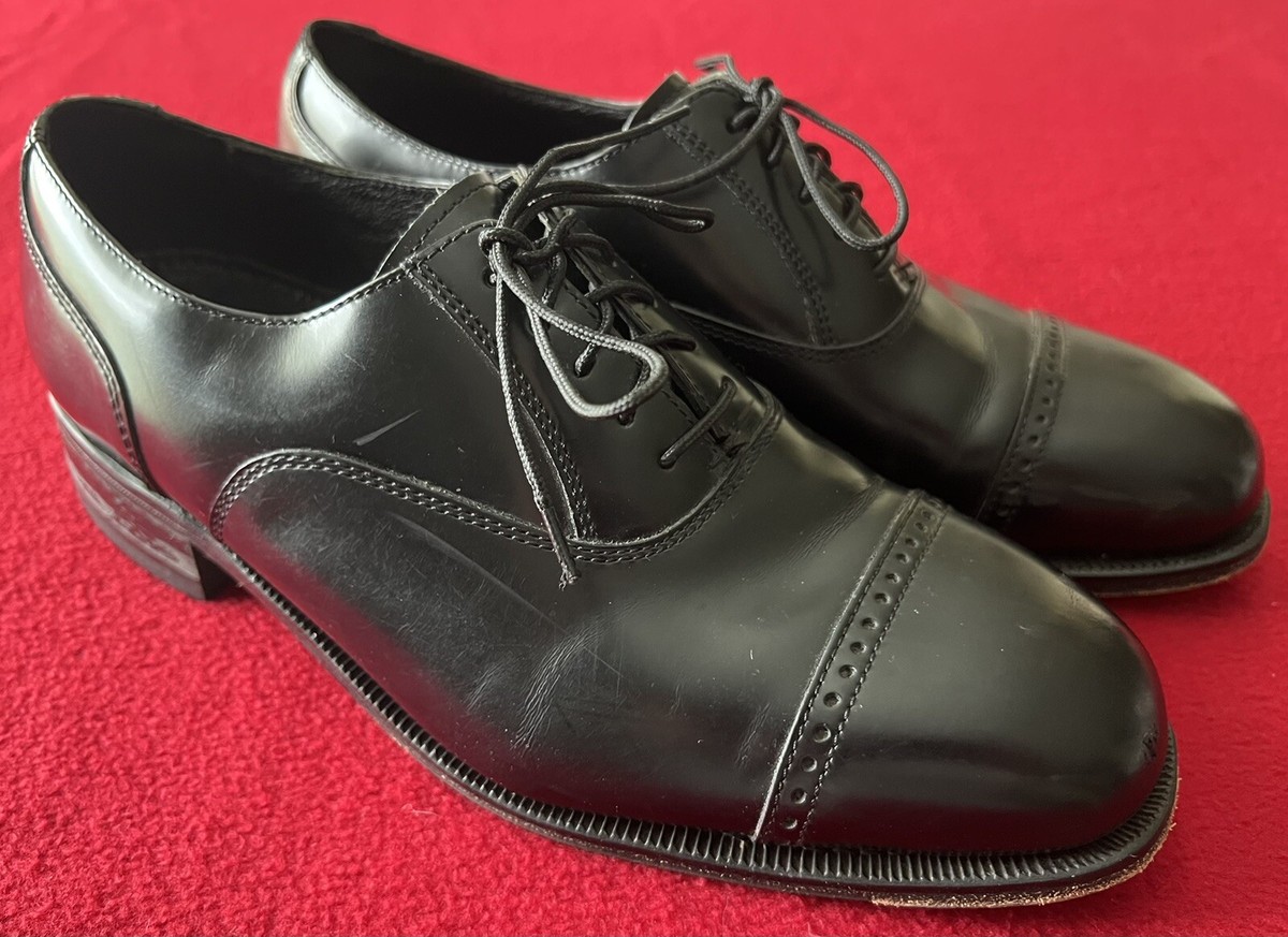 Florsheim Lexington Black Leather Cap Toe Dress Shoes Amazon.com | Florsheim Lexington Perfed Tip Black Legacy 7 D  main image 3