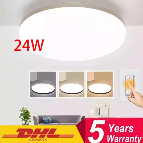 Deckenlampe Deckenleuchte Panel Schlafzimmer Bad Wohnzimmer Flur lampe IP44 LED