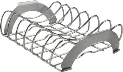 Napoleon 70009 PRO Stainless Steel Rib/Roast Rack Grill Accessory