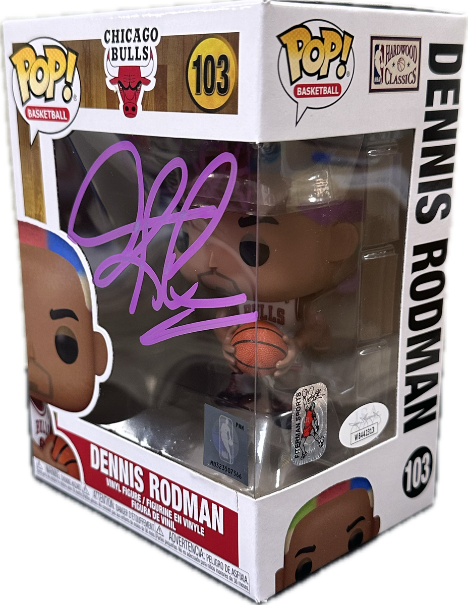 Dennis Rodman Signed Funko POP Figure JSA & Rodman Exclusive