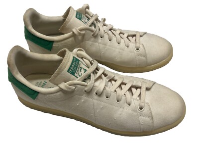 Mens Adidas Originals Stan Smith PrimeBlue Canvas Shoes White