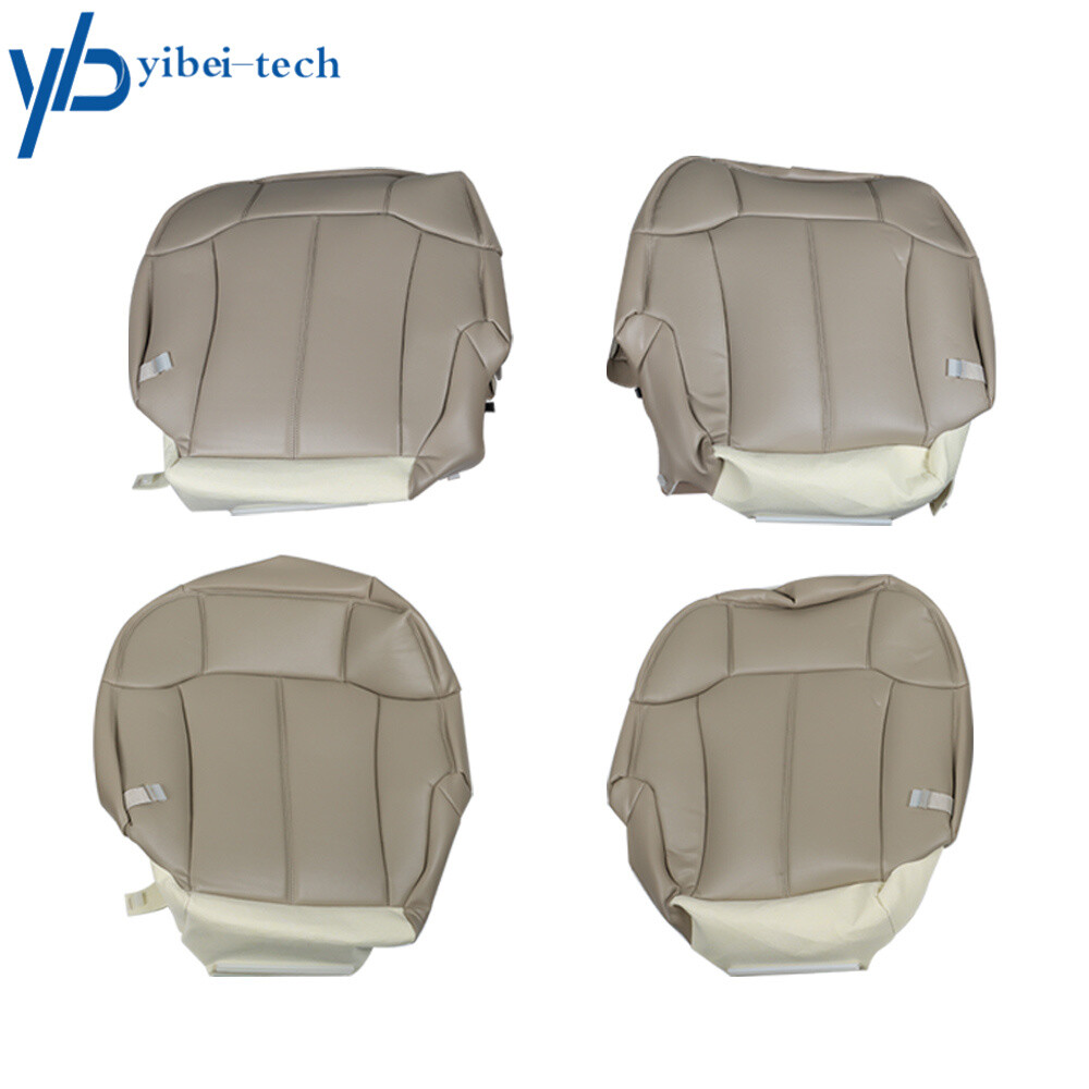 Housses De Sièges Avant En Simili-cuir Marron Clair Pour Chevrolet Tahoe/Suburban 2003-2006 – Soillar