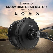48V 750W Snow Fat Tire E-bike Conversion Kit Brushless Rear Hub Motor Wheel