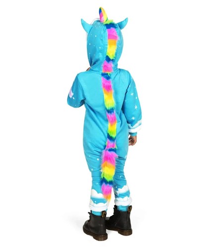 TIPSY ELVES UNICORN JUMPSUIT HALLOWEEN COSTUME Toddler Size 3T  BLUE   NEW!! - Picture 3 of 5